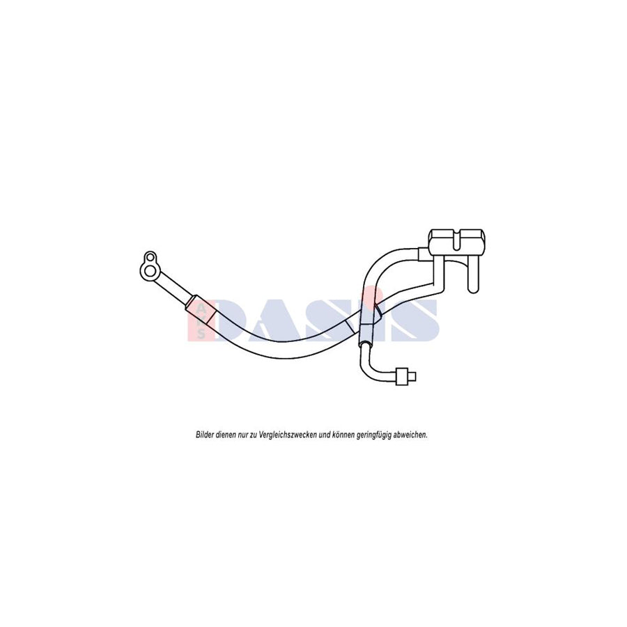 AKS Dasis 885823N High- / Low Pressure Line, Air Conditioning For Ford Mondeo | ML Performance UK