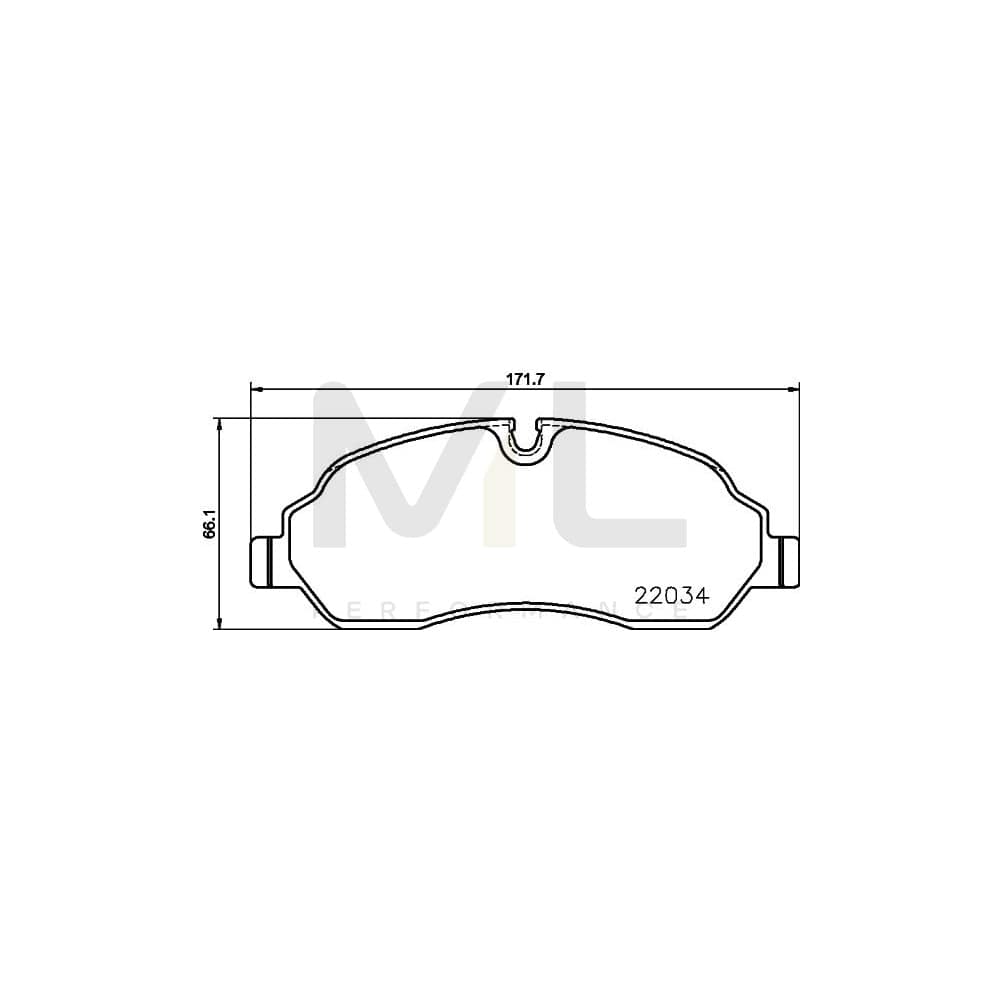 Hella 8DB 355 021-571 Brake Pad Set Incl. Wear Warning Contact, With Brake Caliper Screws, With Accessories | ML Performance Car Parts