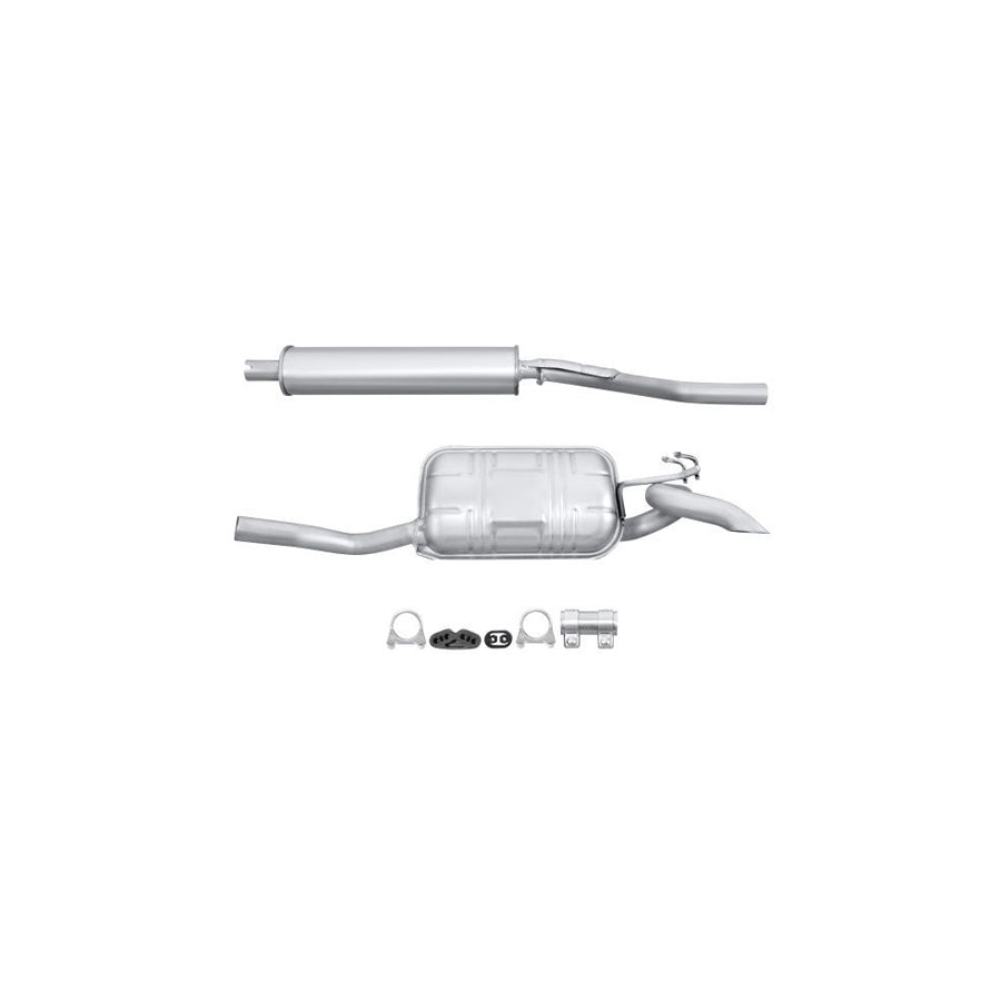 Hella 8LD 366 031-641 Rear Silencer For Lancia Y (840)