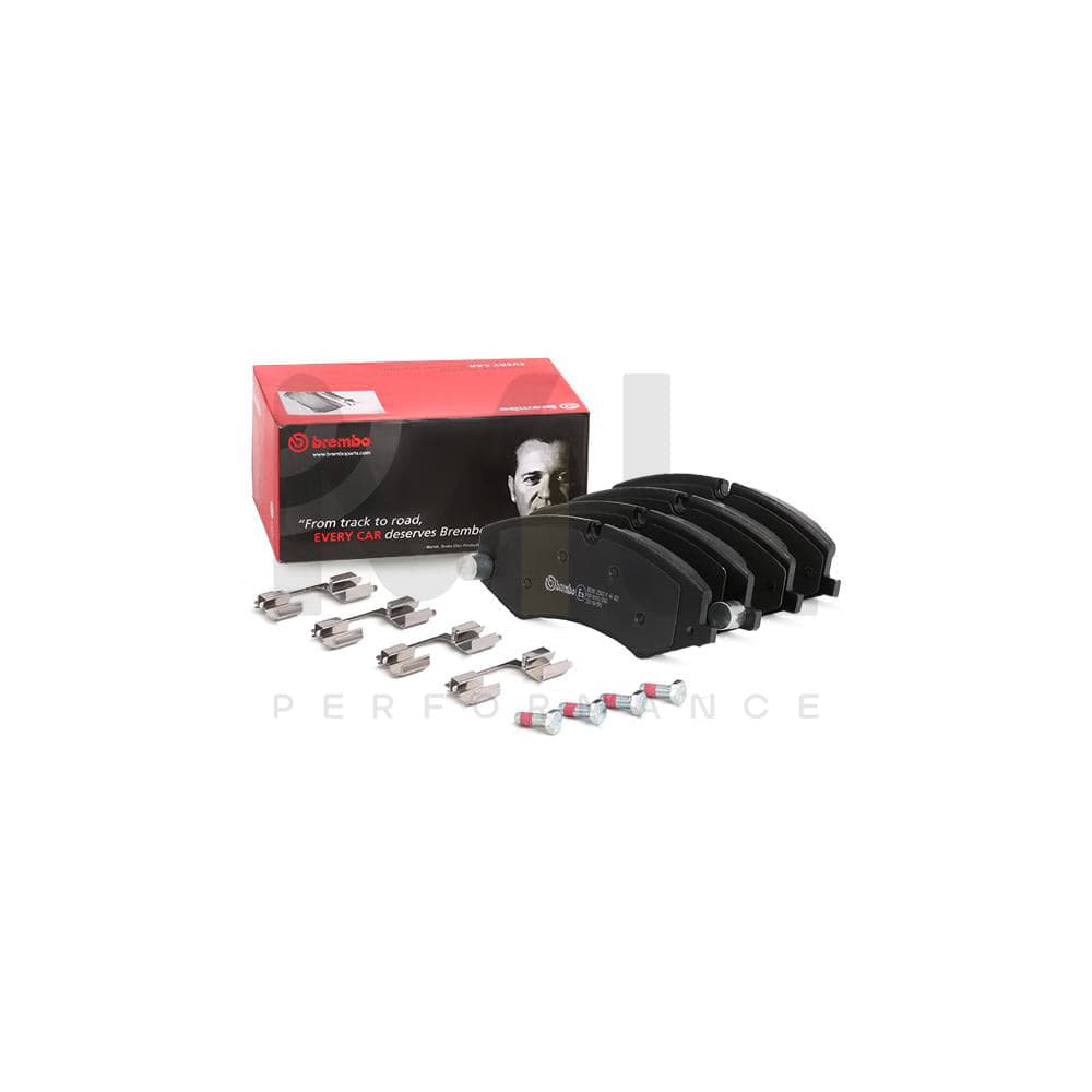 Brembo P 44 022 Brake Pad Set Prepared For Wear Indicator, With Brake Caliper Screws | ML Performance Car Parts