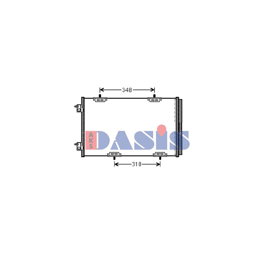 AKS Dasis 482070T Air Conditioning Condenser | ML Performance UK