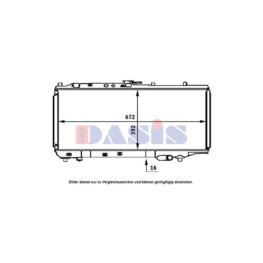 AKS Dasis 110052N Engine Radiator | ML Performance UK