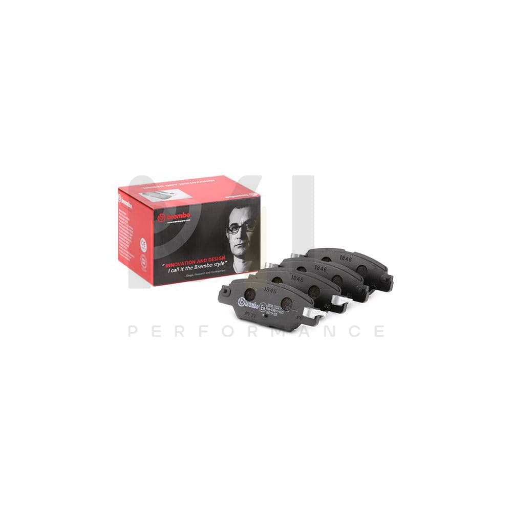 Brembo P 49 053 Brake Pad Set With Acoustic Wear Warning | ML Performance Car Parts