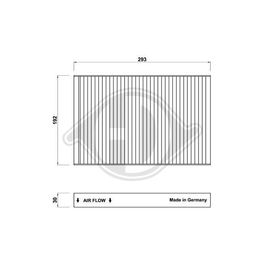 DIEDERICHS DCI0170 Pollen Filter For Iveco Daily | ML Performance UK Car Parts