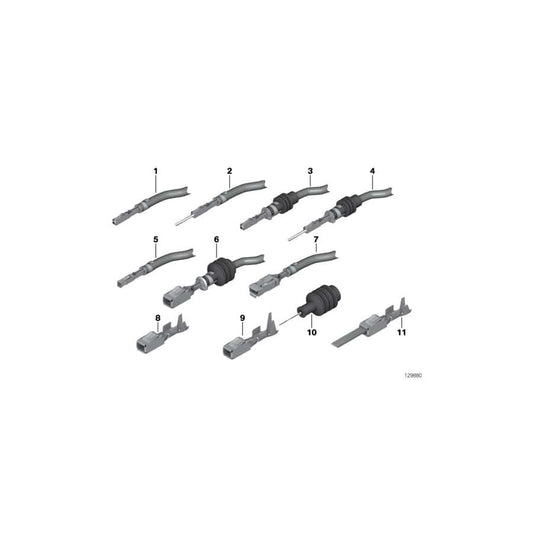 Genuine BMW Mini 61138372638 E53 E71 E83 Single Conductor Seal 2,5- 4,0 mm² (Inc. X1 20iX & X3) | ML Performance UK Car Parts