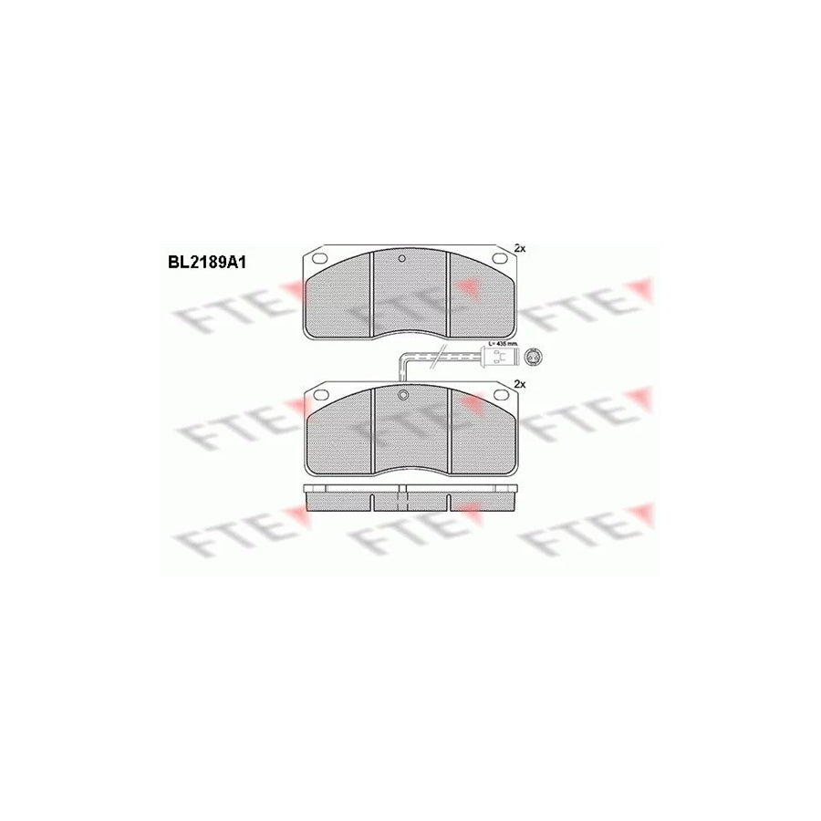 Fte BL2189A1 Brake Pad Set | ML Performance UK Car Parts