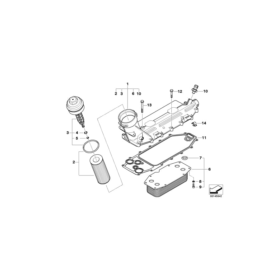 Genuine BMW 11427792445 E65 Gasket Steel (Inc. 745d) | ML Performance UK Car Parts