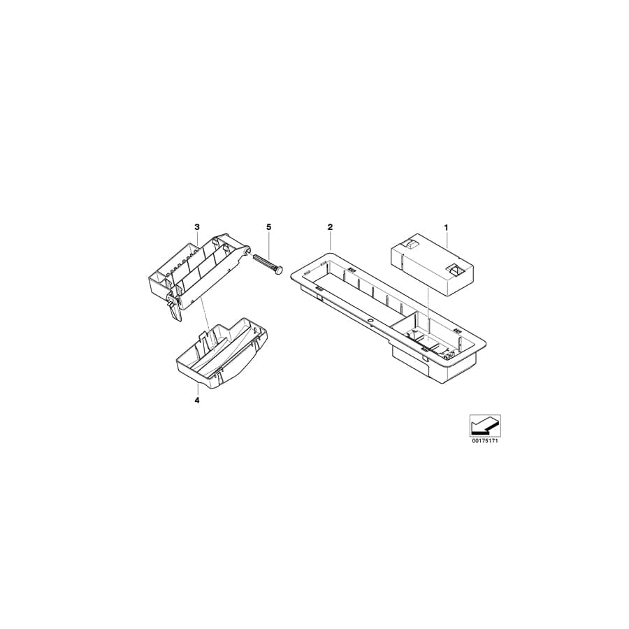 Genuine BMW 61138372303 E52 Pin (Inc. ALPINA V8 & Z8) | ML Performance UK Car Parts