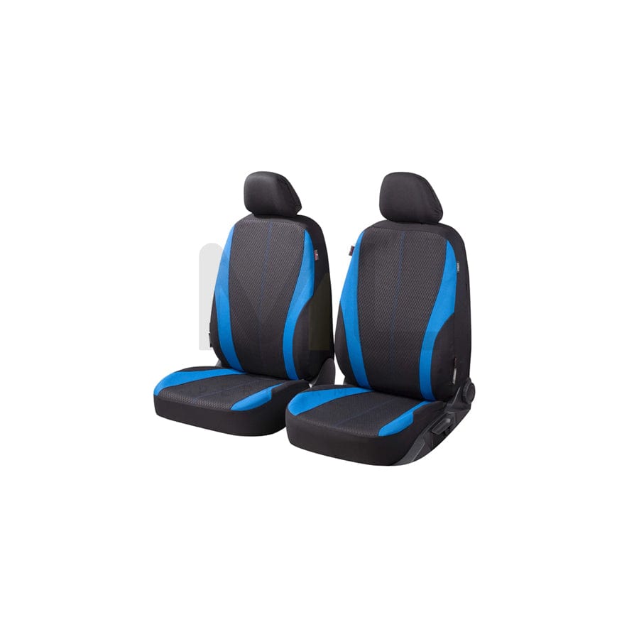 WALSER Dundee , ZIPP IT 11855 Car seat cover Blue/black, Polyester, Front | ML Performance Car Parts