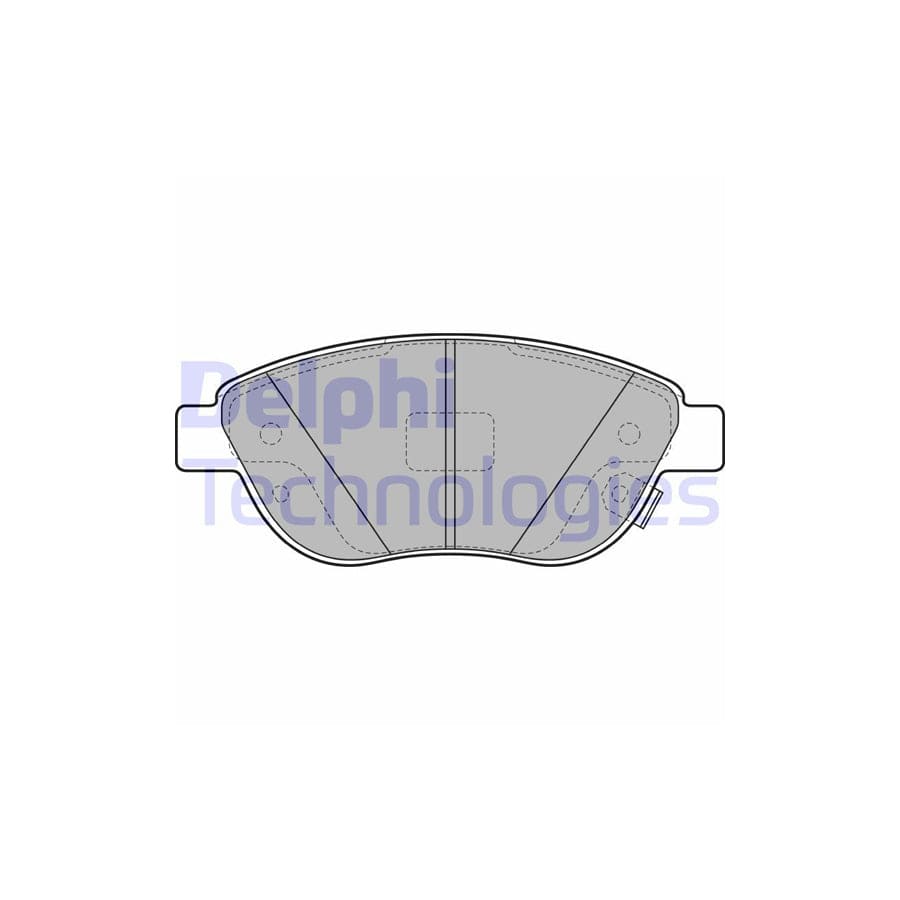 Delphi Lp2476 Brake Pad Set For Fiat 500L (351, 352)