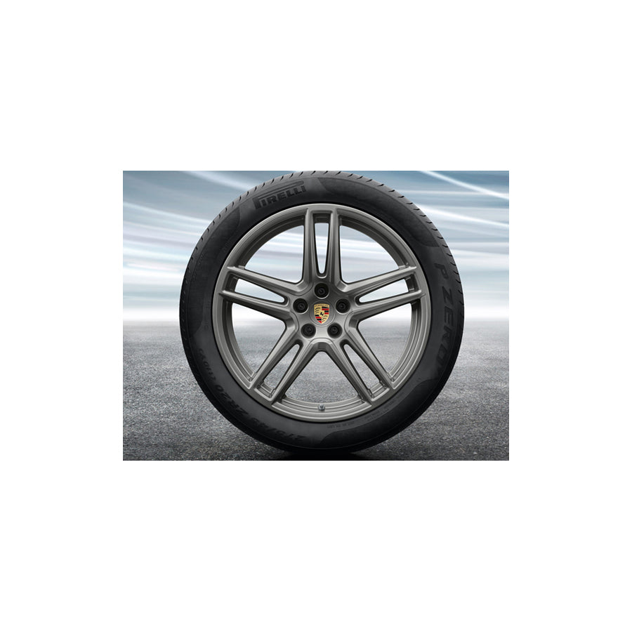 Genuine Porsche 20 Macan Turbo Alloy Wheels & Summer Tyres Original Porsche | ML Performance UK Car Parts