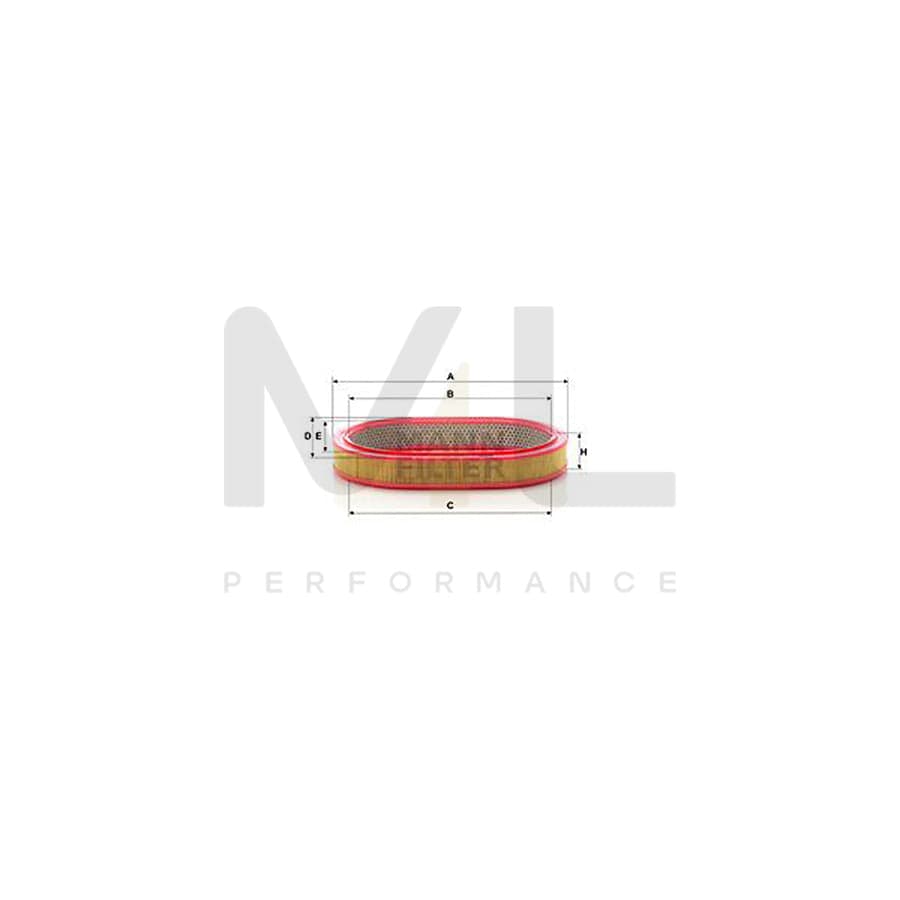 MANN-FILTER C 3338 Air Filter Filter Insert | ML Performance Car Parts