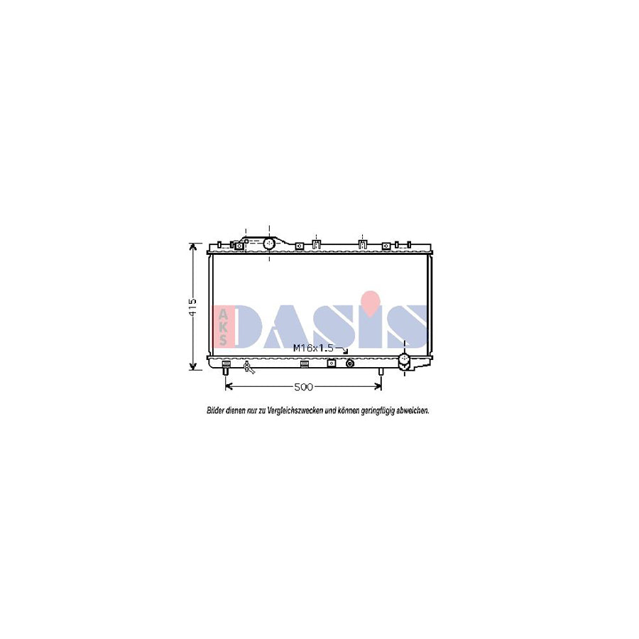 AKS Dasis 440744N Engine Radiator | ML Performance UK