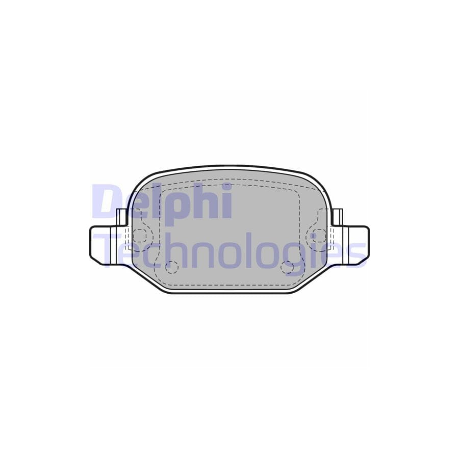 Delphi Lp2475 Brake Pad Set For Fiat 500L (351, 352)