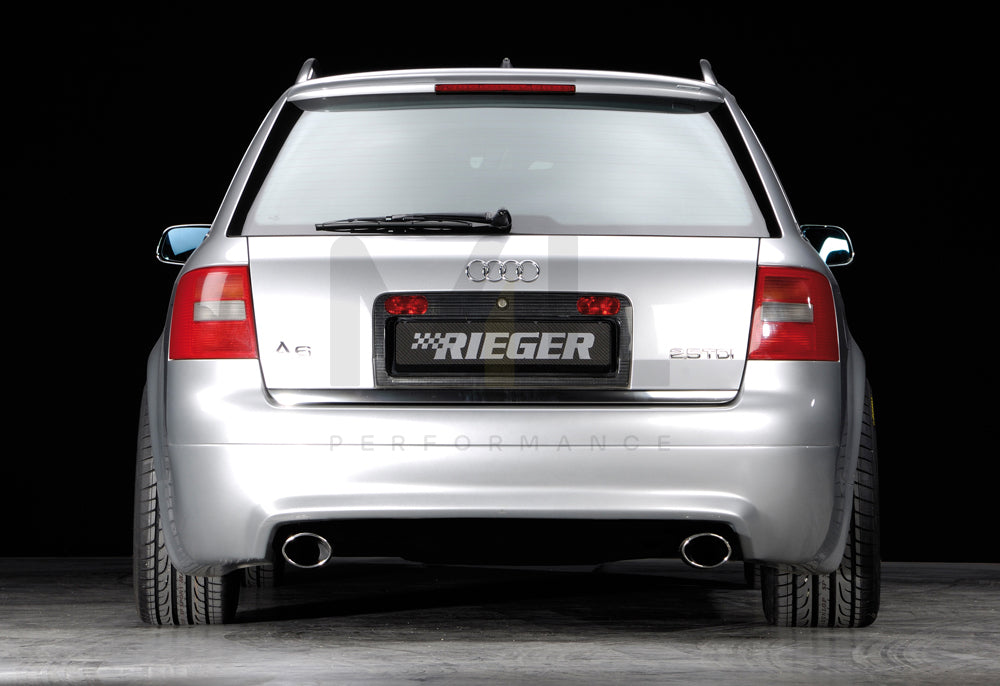 Rieger 00055318 Audi 4B A6 Rear Diffuser - S6-Look 3 | ML Performance UK Car Parts