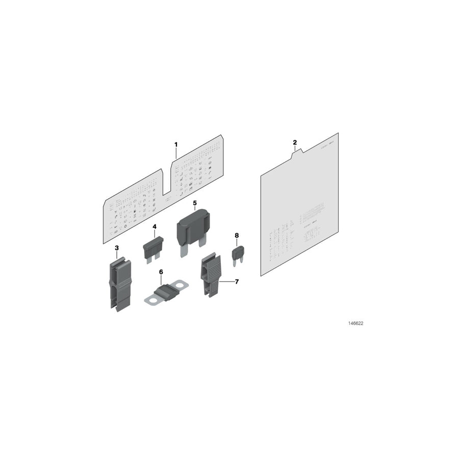 Genuine BMW Mini 61136917400 E53 F34 Fuse Mini, Rosa 4A (Inc. i3s 120Ah Rex) | ML Performance UK Car Parts