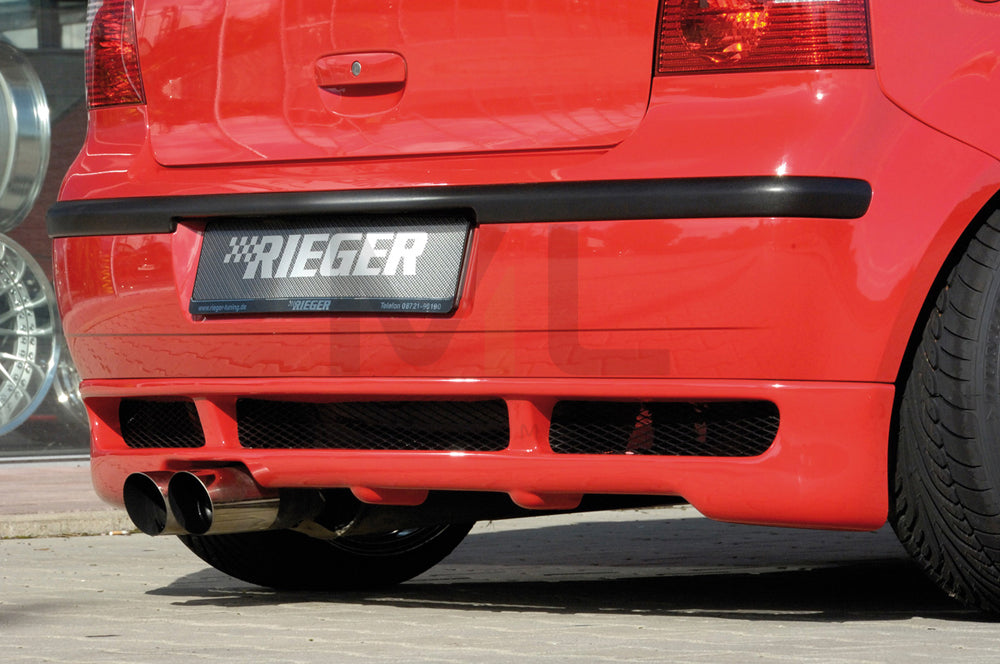 Rieger 00047109 VW 9N Polo Mk5 Rear Diffuser 1 | ML Performance UK Car Parts