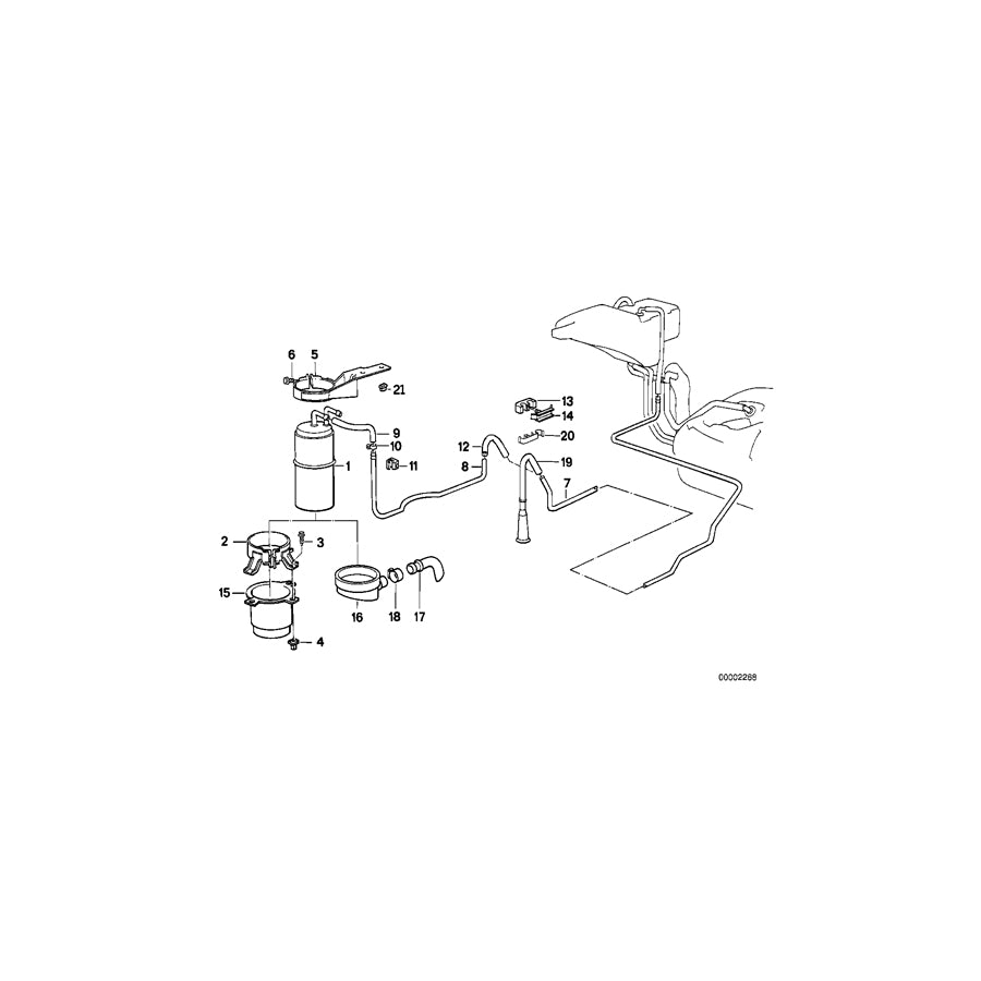 Genuine BMW 16131180295 E34 Vent Pipe (Inc. 530i, 520i & M5 3.8) | ML Performance UK