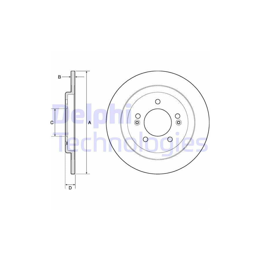 Delphi Bg4749C Brake Disc