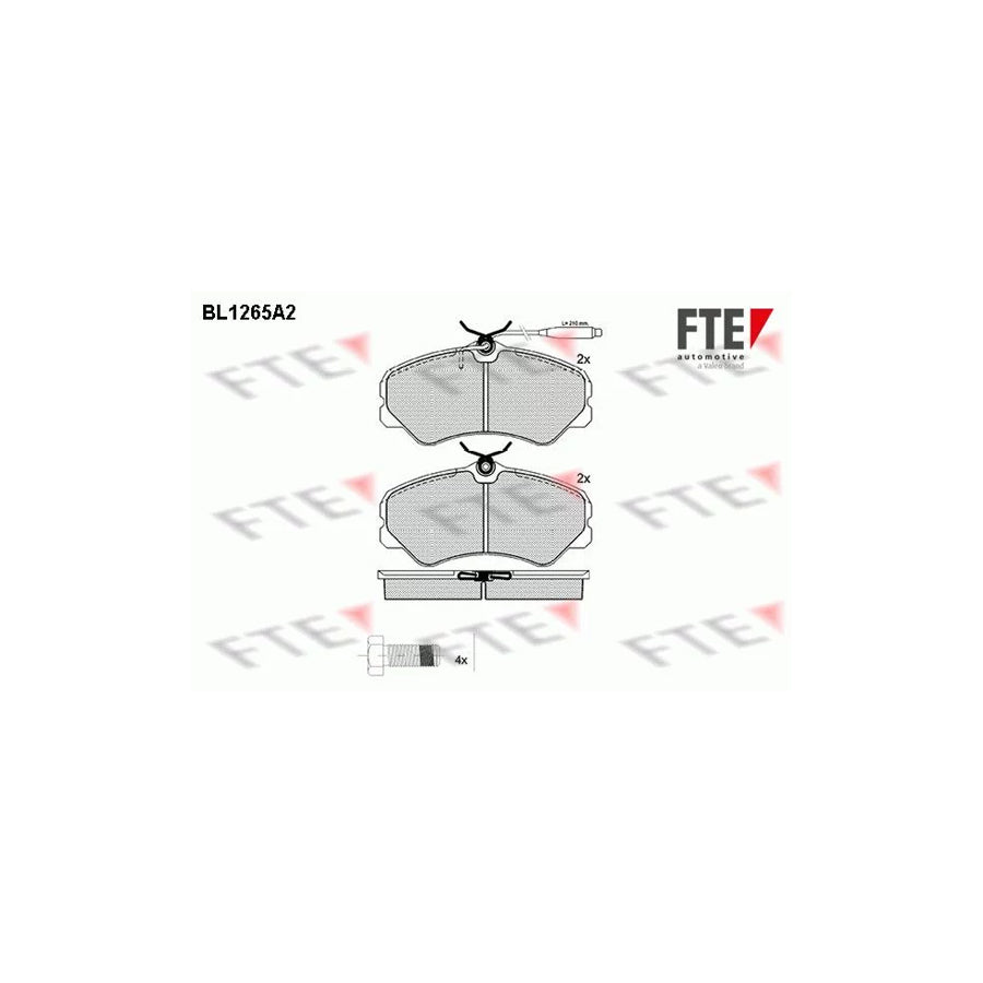 Fte BL1265A2 Brake Pad Set | ML Performance UK Car Parts