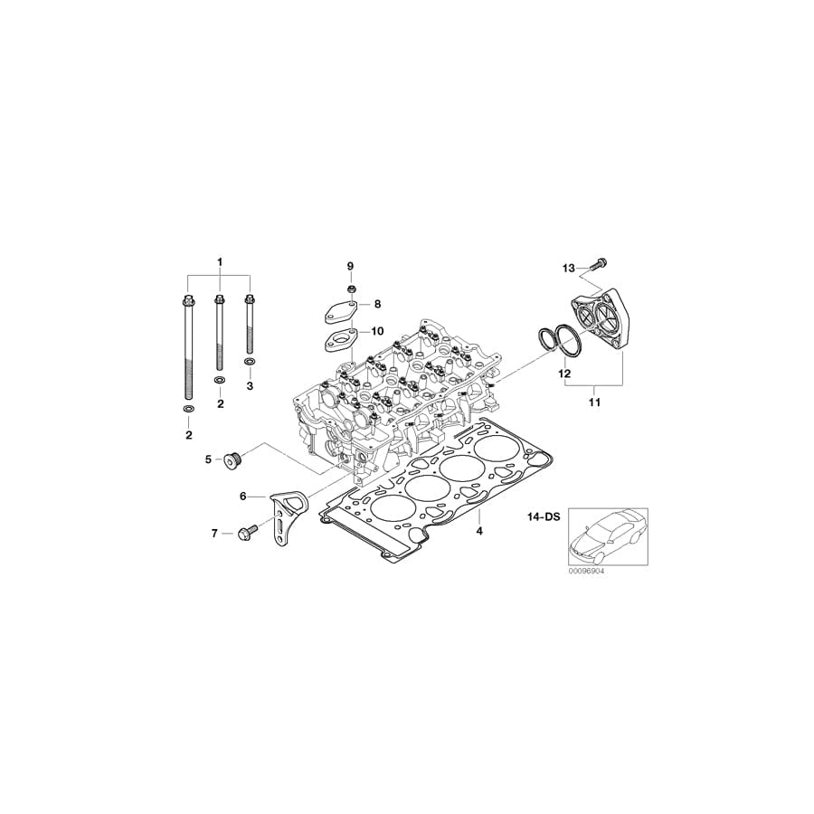 Genuine BMW 11120143667 E46 Gasket Set Cylinder Head Asbestos Free (Inc. 316i, 316ti & 316Ci) | ML Performance UK Car Parts