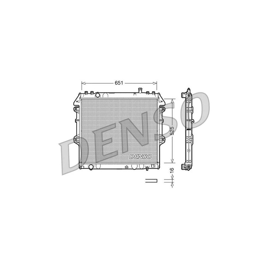 Denso DRM50038 Drm50038 Engine Radiator For Toyota Hilux Vi Pickup | ML Performance UK