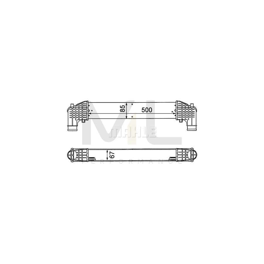 MAHLE ORIGINAL CI 345 000P Intercooler | ML Performance Car Parts