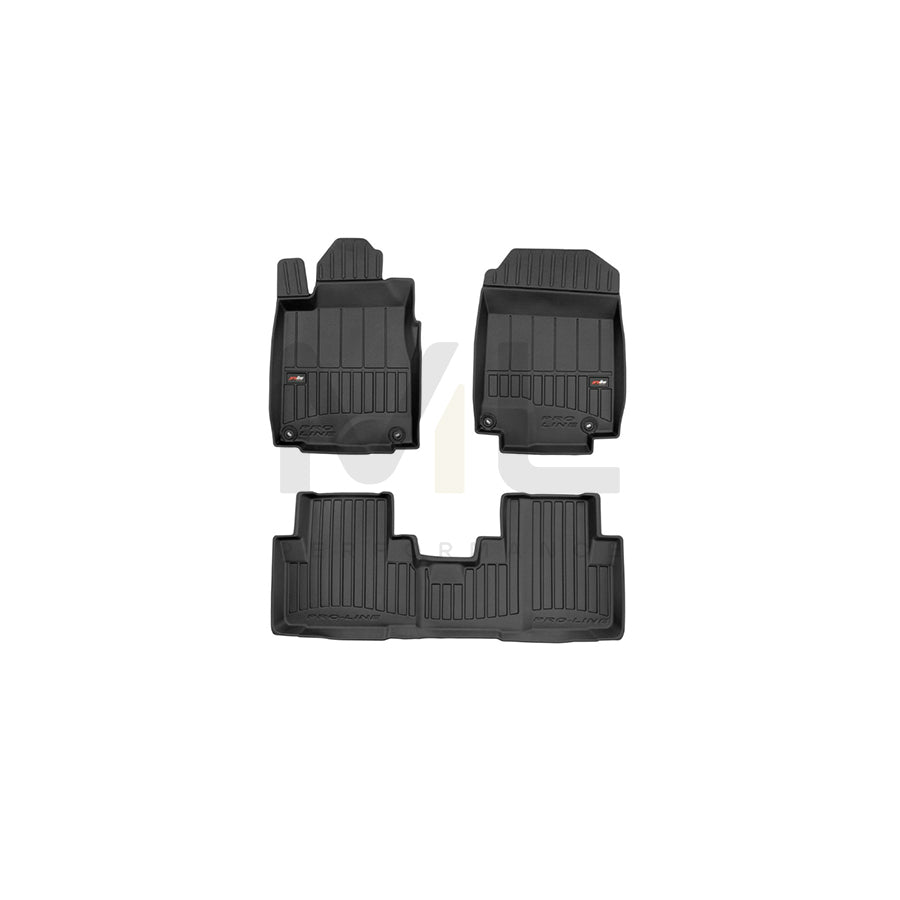 FROGUM Tailored, ProLine 3D425477 Floor mat set for HONDA CR-V IV (RM) Elastomer, Front and Rear, Quantity: 3, Black | ML Performance Car Parts