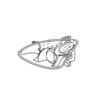 Genuine Lexus 81185-48590 RX Phase 2 N/S Headlamp