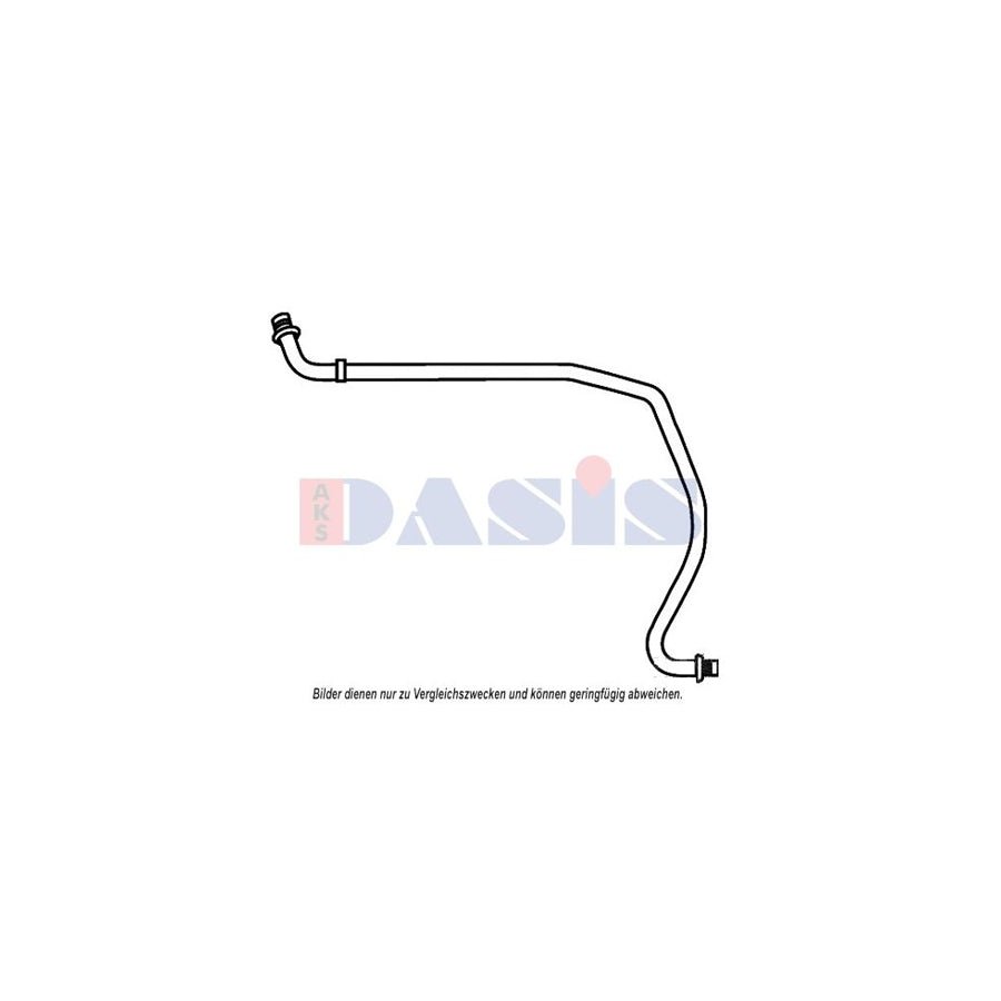 AKS Dasis 885828N High- / Low Pressure Line, Air Conditioning | ML Performance UK