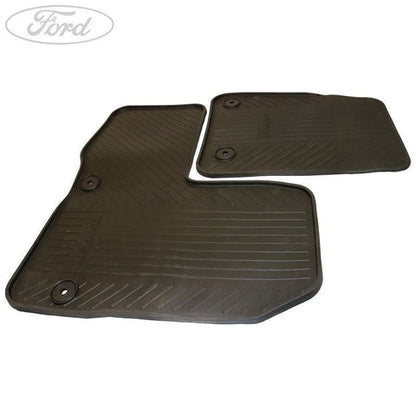 GENUINE FORD 1945228 TRANSIT TOURNEO CUSTOM FRONT RUBBER FLOOR MATS SET 2013 | ML Performance UK