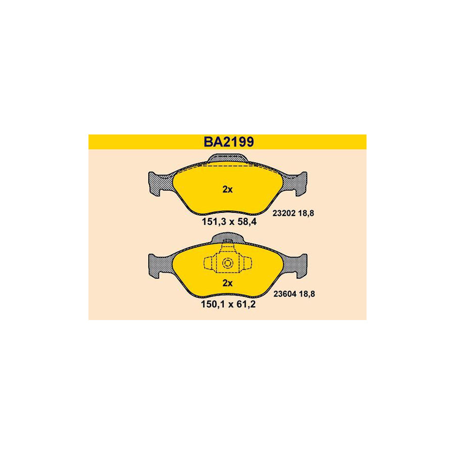 Barum BA2199 Brake Pad Set