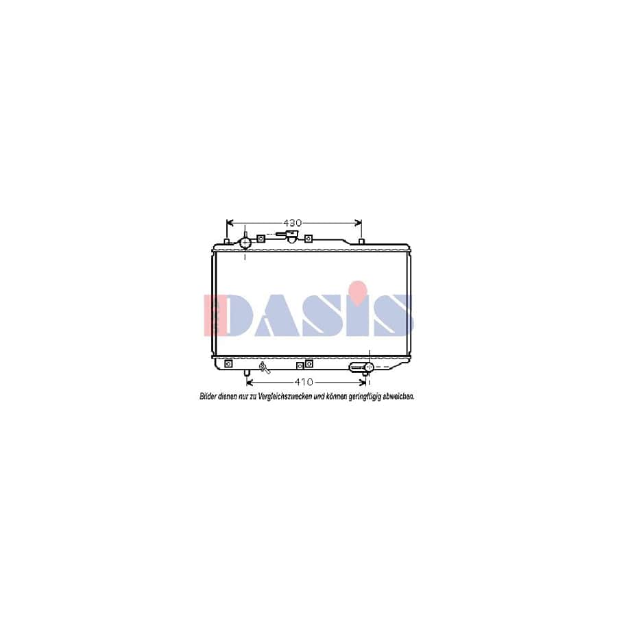 AKS Dasis 110068N Engine Radiator | ML Performance UK