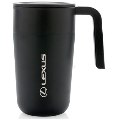 Genuine Lexus L227 Black Travel Mug with Handle