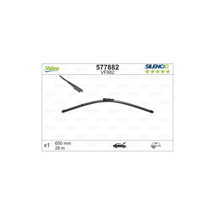 Valeo Silencio X.Trm 577882 Wiper Blade | ML Performance UK Car Parts