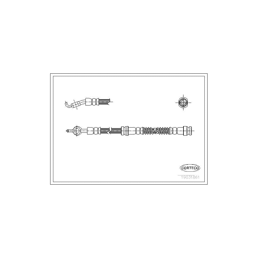 Corteco 19031861 Brake Hose | ML Performance UK