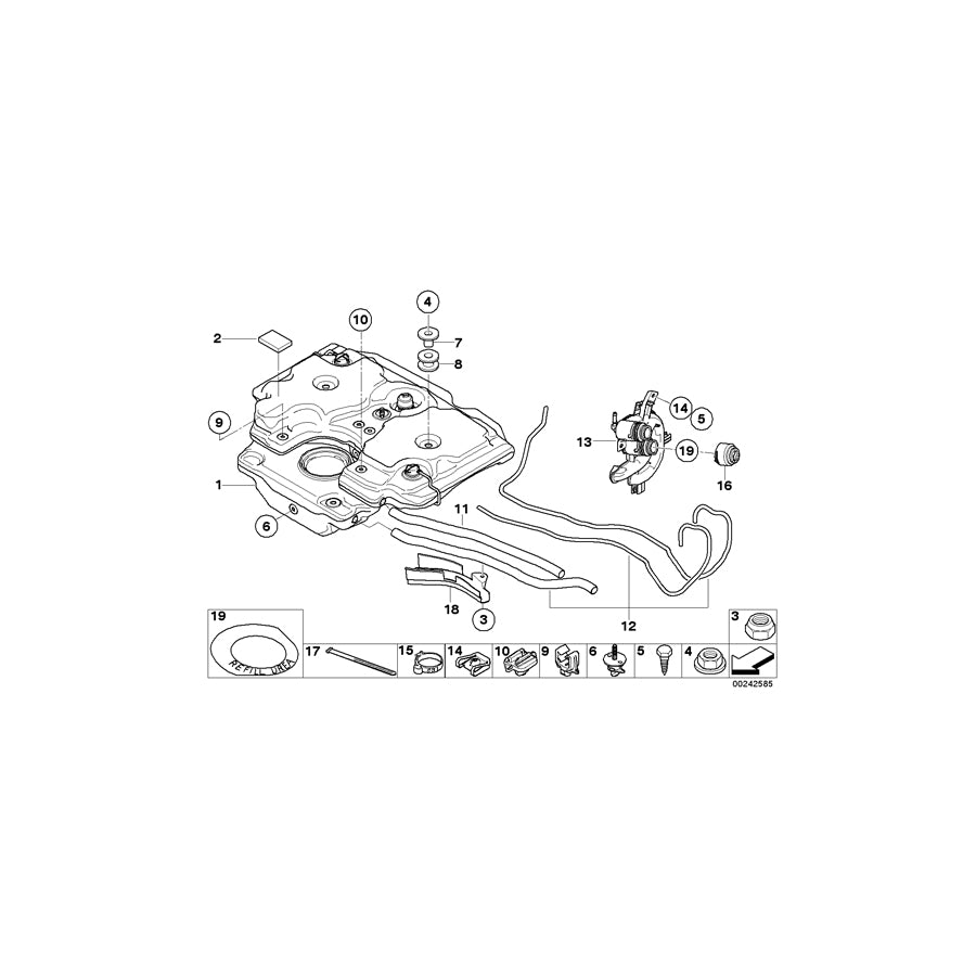 Genuine BMW 16197209827 E70 E71 Lock Pin (Inc. X5 30dX, X6 30dX & 335d) | ML Performance UK