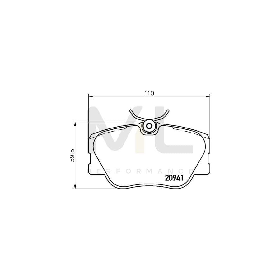 TEXTAR Extreme 2094103 Brake pad set prepared for wear indicator, with brake caliper screws | ML Performance Car Parts