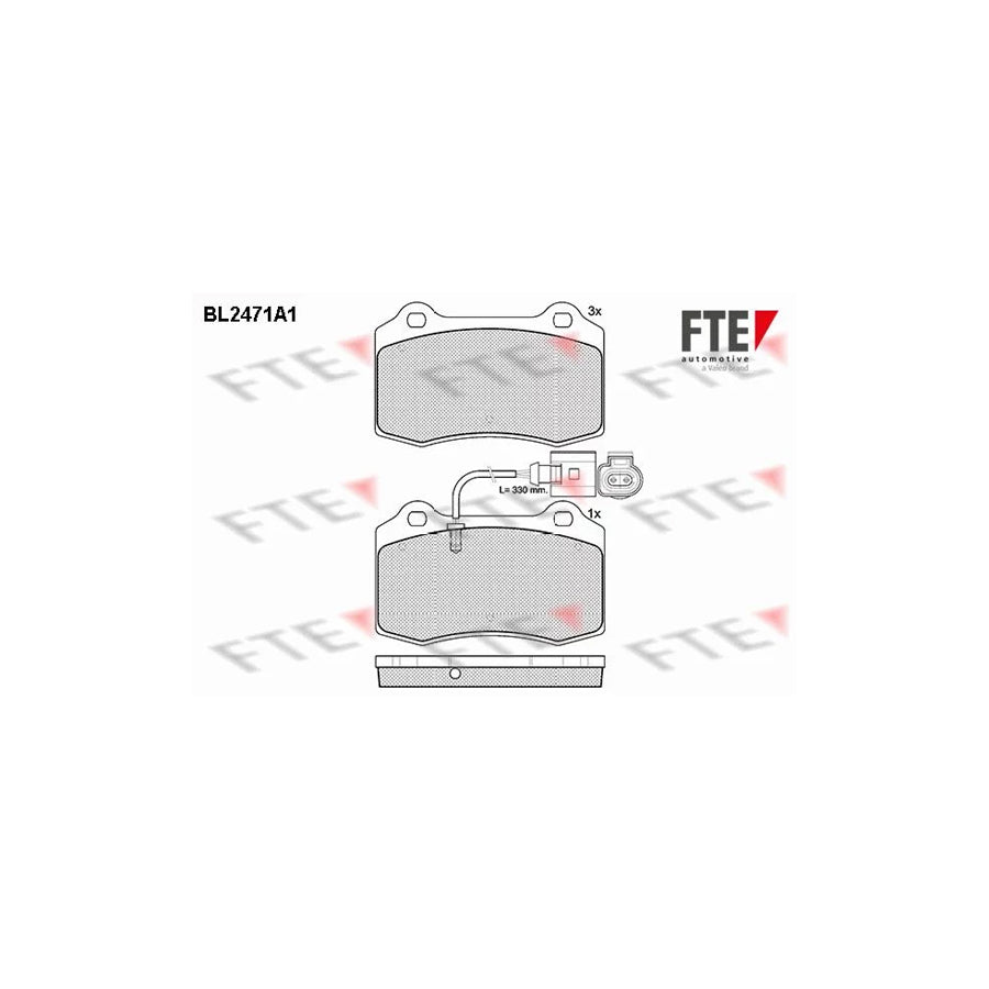 Fte 9010752 Brake Pad Set | ML Performance UK Car Parts