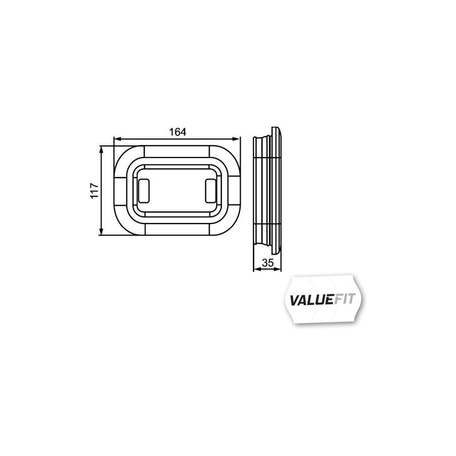 Hella 2SB 357 025-001 Combination Rearlight