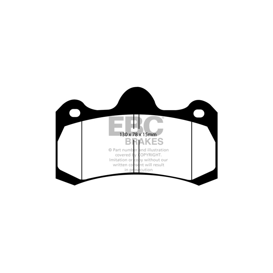 EBC PD14KR420 Holden HSV Vauxhall Bluestuff Rear Brake Pad & GD Disc Kit - AP Caliper (Inc. E & VXR8) 2 | ML Performance UK Car Parts