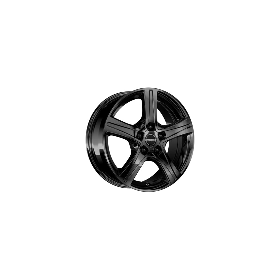 Borbet CWD 7x17 ET55 CWD 70755120565,1BG Glossy Black Wheel | ML Performance UK Car Parts