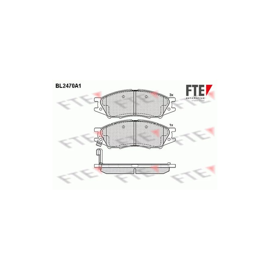 Fte 9010751 Brake Pad Set For Nissan Almera | ML Performance UK Car Parts