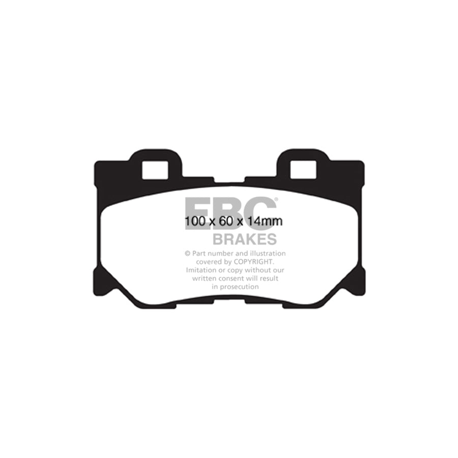 EBC DP1824 Infiniti Nissan Ultimax Rear Brake Pads - Akebono Caliper 2 | ML Performance UK Car Parts