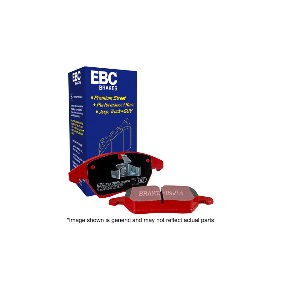 EBC DP3937C Opel Redstuff Front Brake Pads - ATE Caliper (Inc. Omega & Senator) 1 | ML Performance UK Car Parts