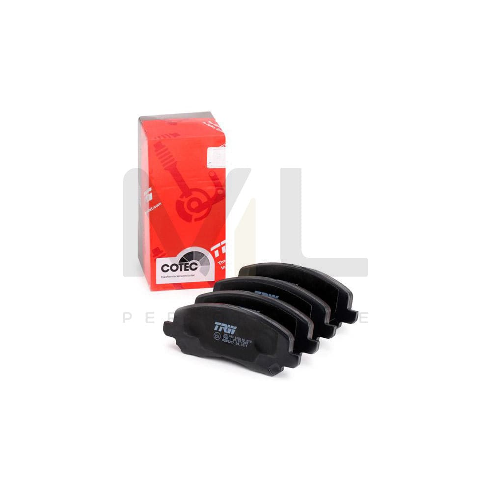 TRW Cotec Gdb3287 Brake Pad Set With Acoustic Wear Warning, With Accessories | ML Performance Car Parts