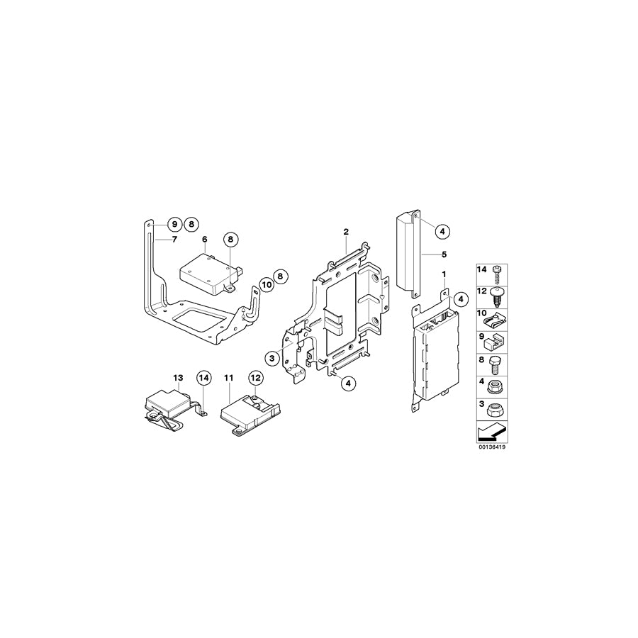 Genuine BMW 07119901364 E53 E87 E81 Sheet Metal Screw (Inc. 118d) | ML Performance UK Car Parts