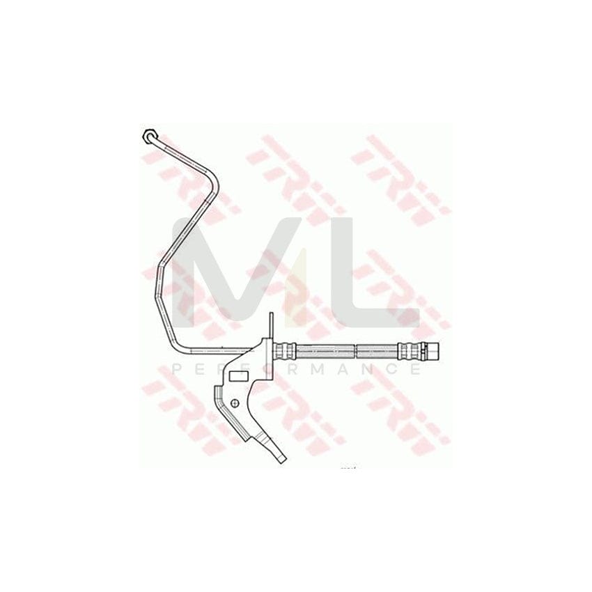 TRW PHD563 Brake Hose 330mm, M10x1 | ML Performance Car Parts