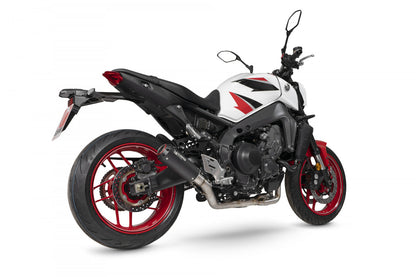 Scorpion PYA116SYSBCER Yamaha MT-09 Red Power Full System - Black Ceramic Coated Sleeve | ML Performance UK UK