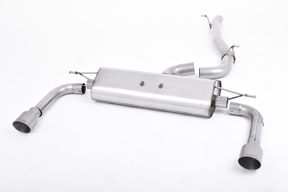 MillTek SSXAU483 Audi A3 Non-Resonated Cat-Back Exhaust with Titanium Tips